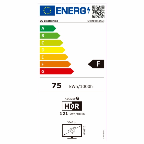 TELEVISOR LED LG 55QNED84A6C